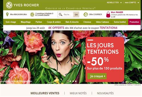 Yves Rocher website